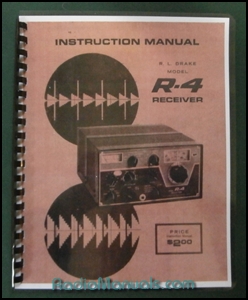 Drake R-4 Instruction manual: 11" x 17" Foldout Schematic Drake R-4 Instruction manual: 11" x 17" Foldout Schematic